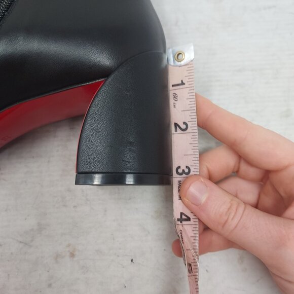 Christian Louboutin Black Turela Leather Ankle Boot - Picture 12 of 13